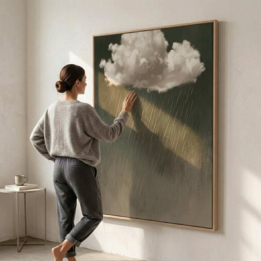 Schwere Regenwolken