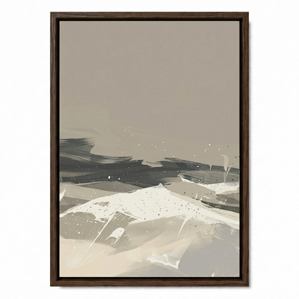 Winterliche Bergspitzen