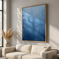 Blaue Wolkenlandschaft – gerahmtes Leinwandbild Modernify
