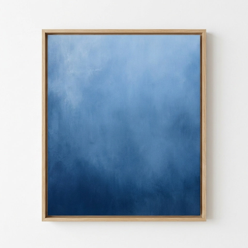 Blaue Wolkenlandschaft