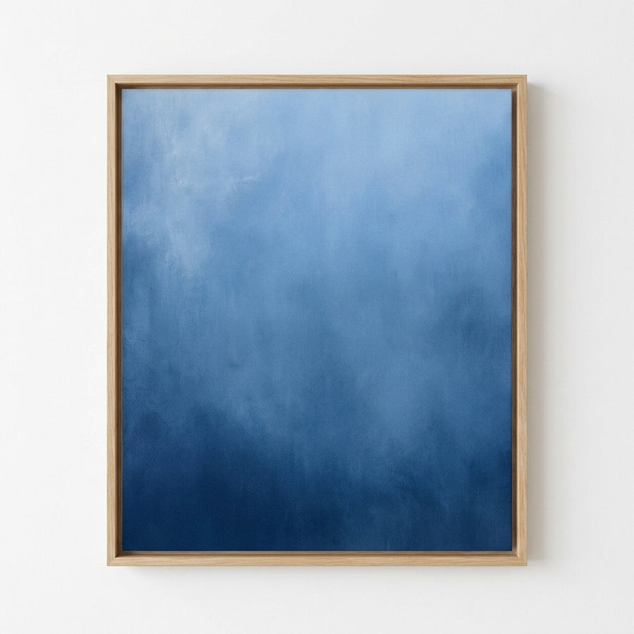Blaue Wolkenlandschaft