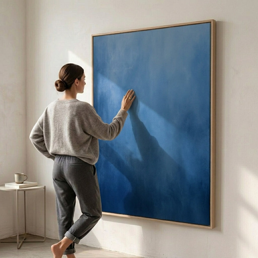 Blaue Wolkenlandschaft