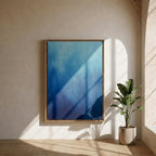 Blaue Wolkenlandschaft