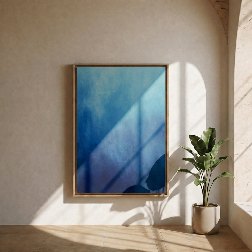 Blaue Wolkenlandschaft