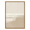Stiller Strandmoment – gerahmtes Leinwandbild Modernify