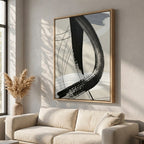 Schwarze Linienkunst