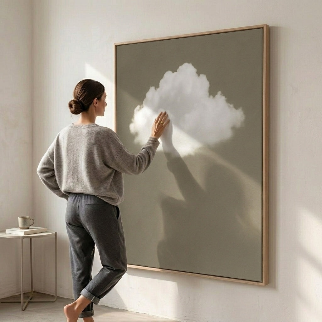 Weiße Wolke