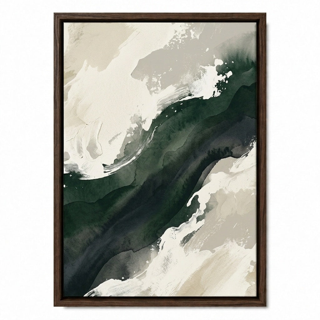 Aquarell in Blau