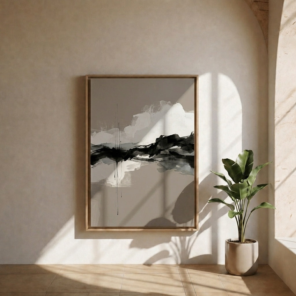 Tusche und Aquarell