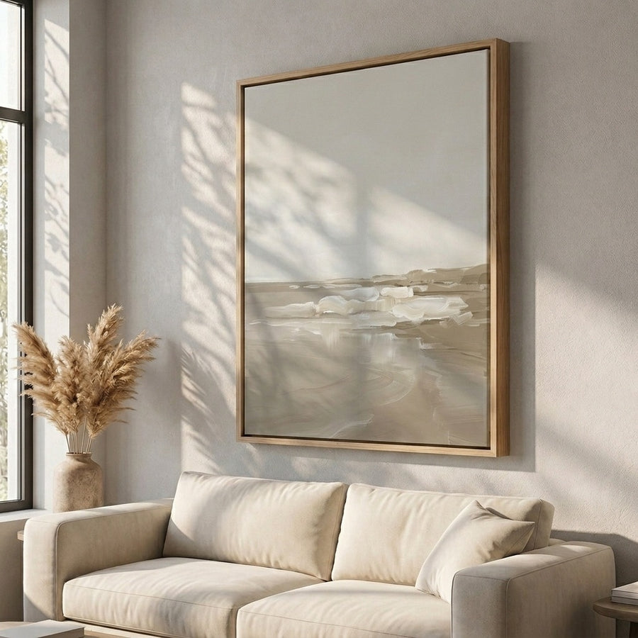 Aquarell-Seenlandschaft