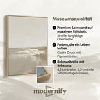 Aquarell-Seenlandschaft