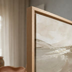 Aquarell-Seenlandschaft