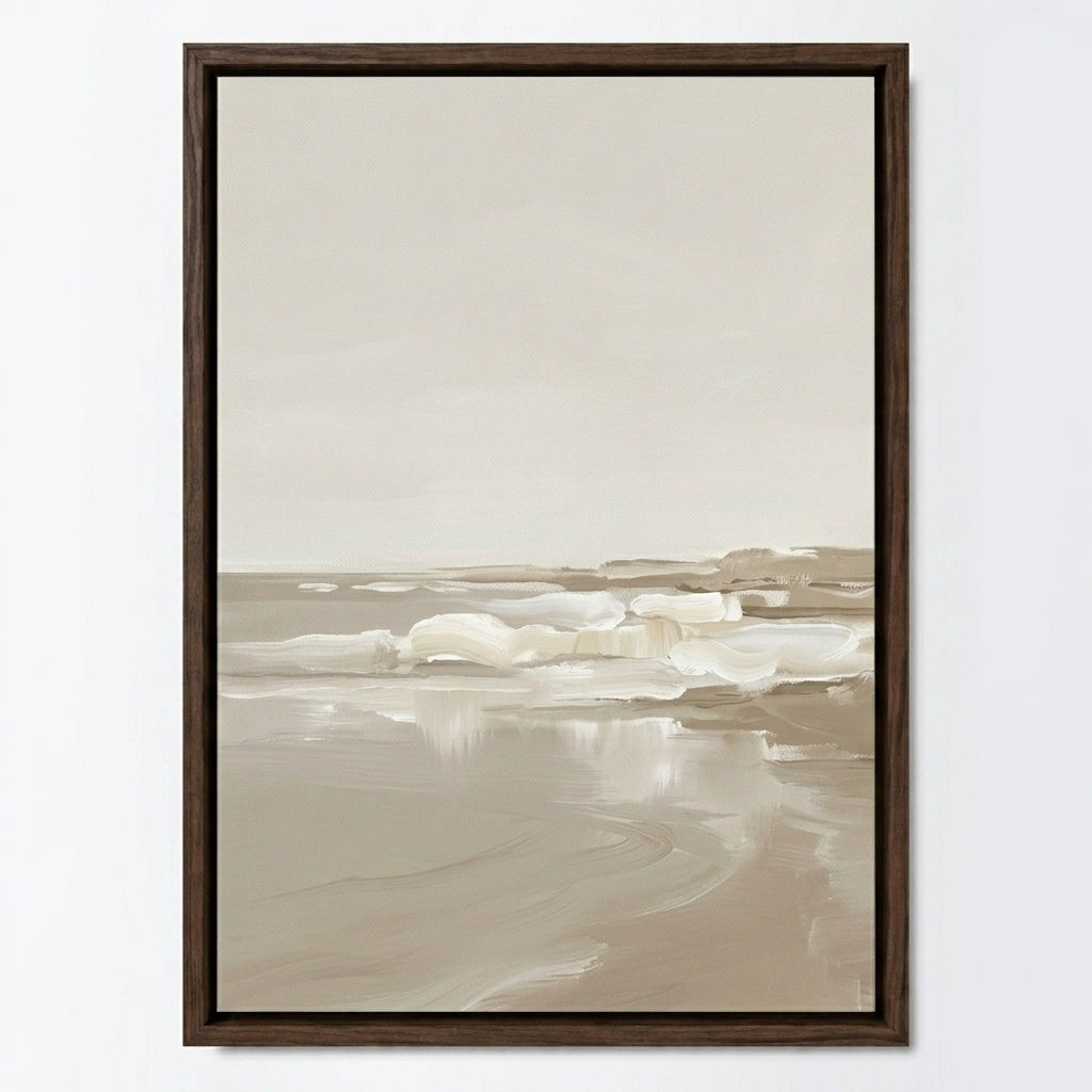 Aquarell-Seenlandschaft