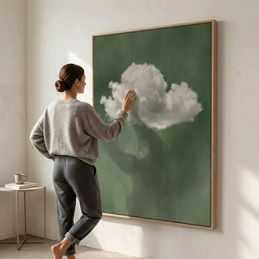 Minimalistische Wolke