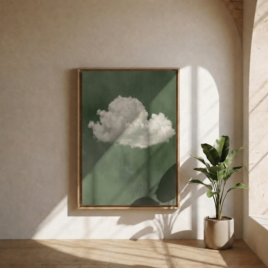 Minimalistische Wolke