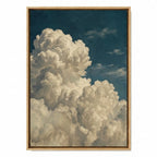 Dramatischer Wolkenhimmel – gerahmtes Leinwandbild Modernify