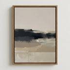 Abstrakte Naturlandschaft – gerahmtes Leinwandbild Modernify