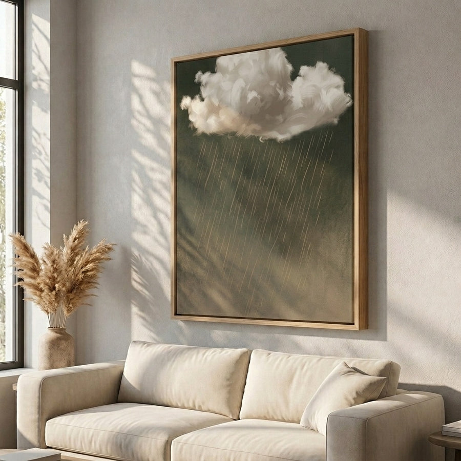 Schwere Regenwolken