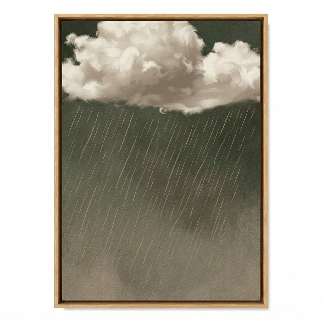 Schwere Regenwolken