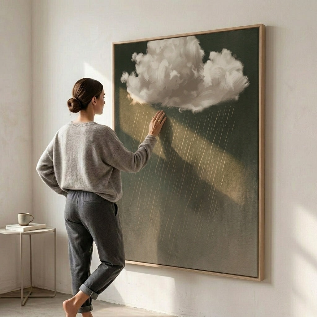 Schwere Regenwolken
