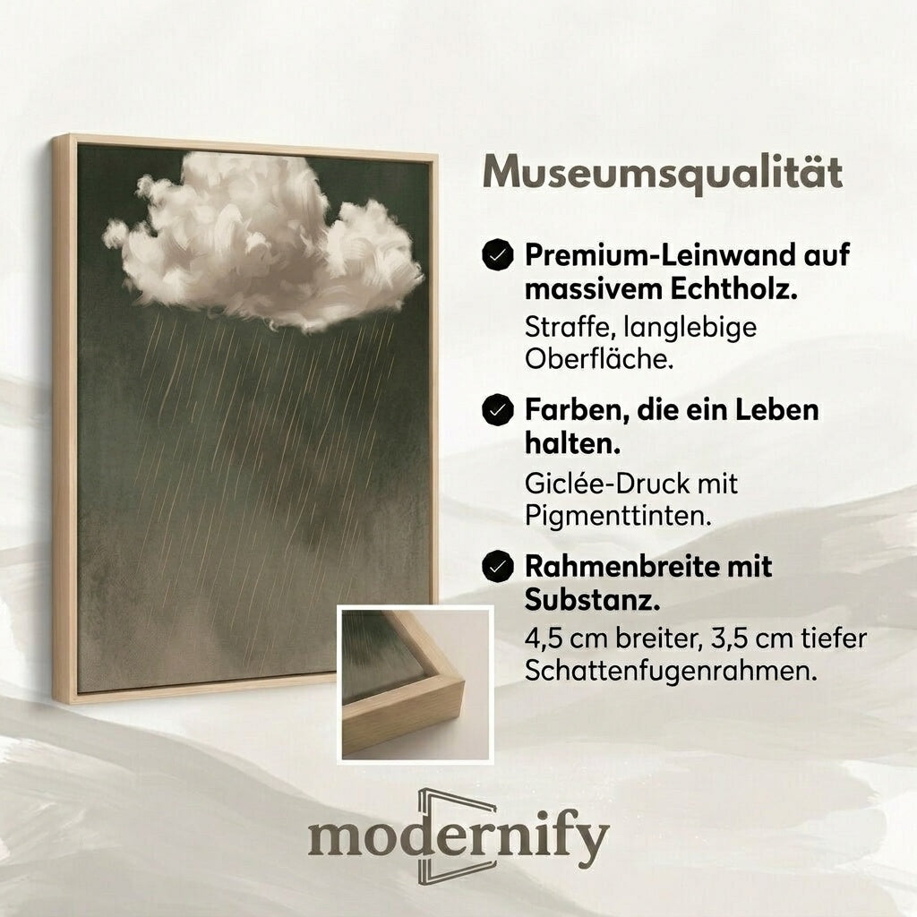 Schwere Regenwolken