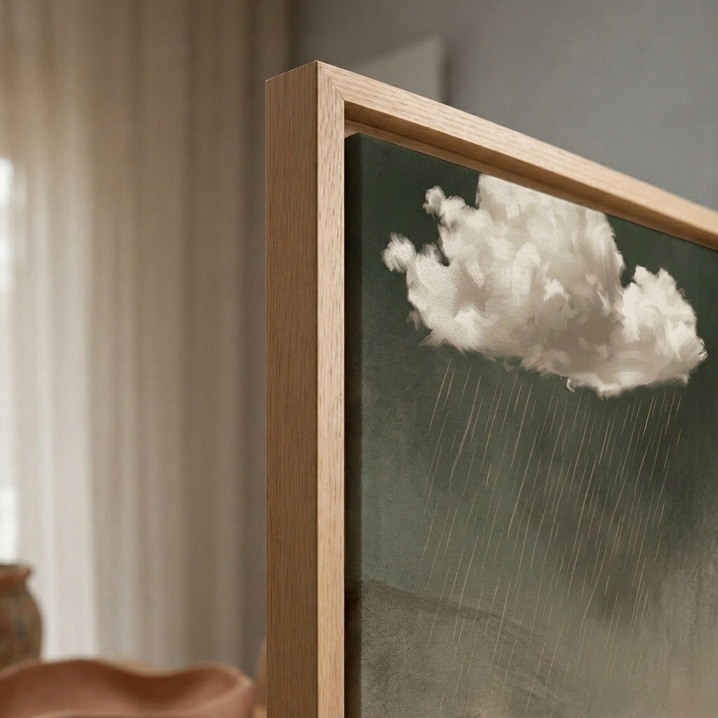 Schwere Regenwolken