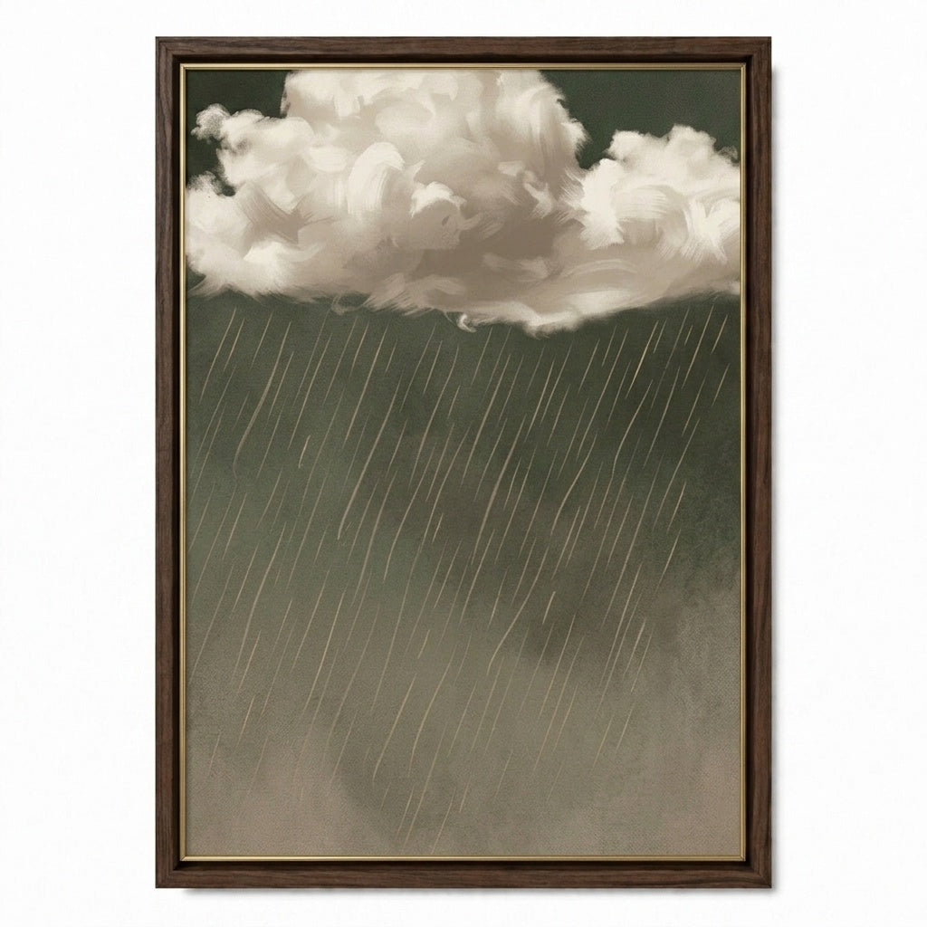 Schwere Regenwolken
