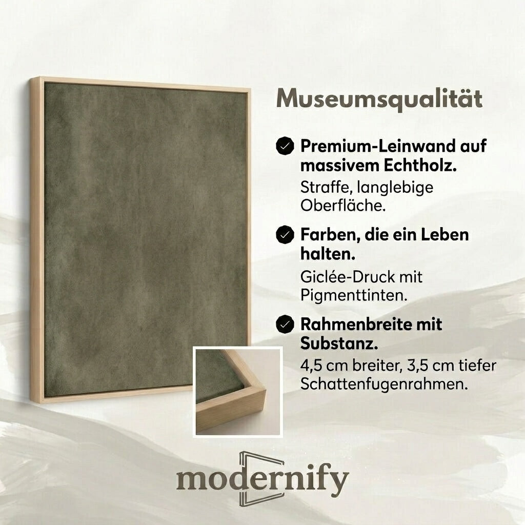 Tiefgrüne Abstraktion