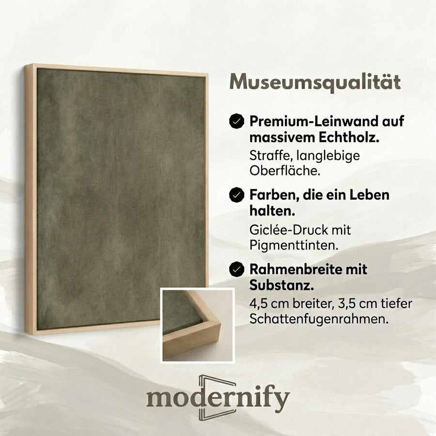 Tiefgrüne Abstraktion