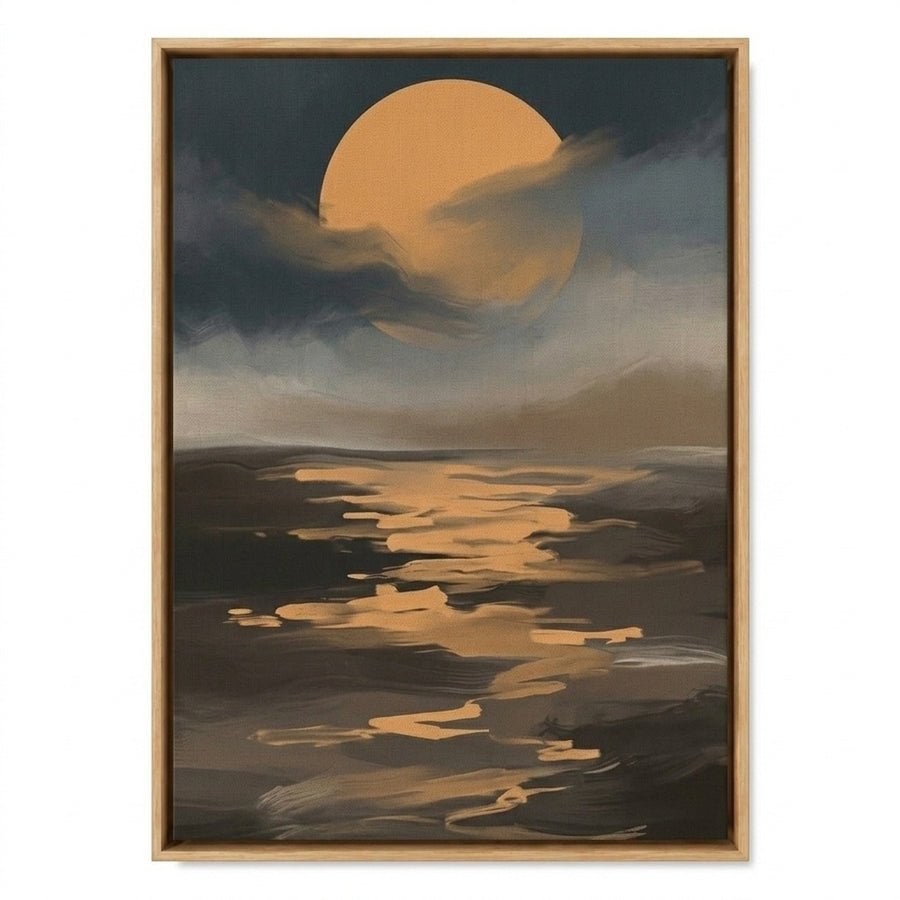 Dramatische Mondlandschaft