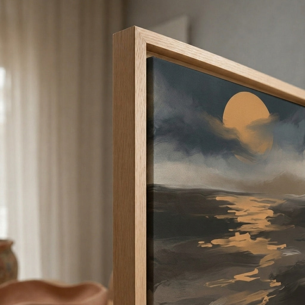 Dramatische Mondlandschaft