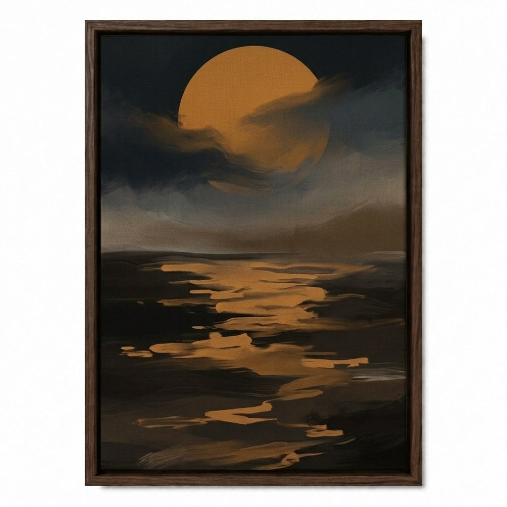 Dramatische Mondlandschaft