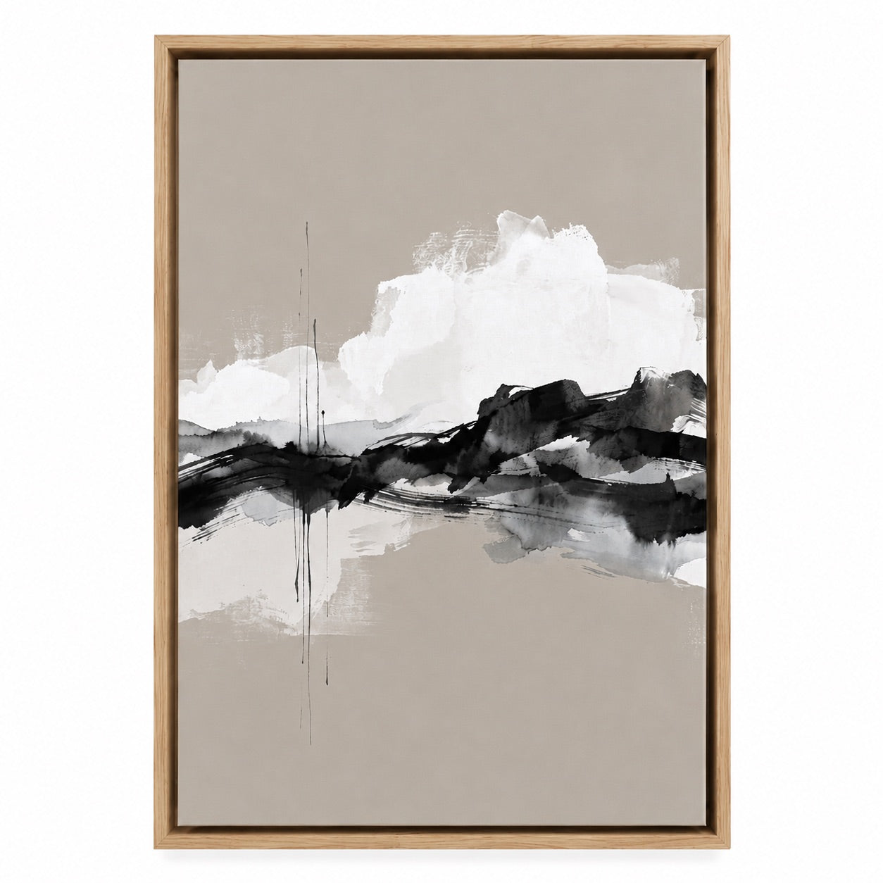 Tusche und Aquarell