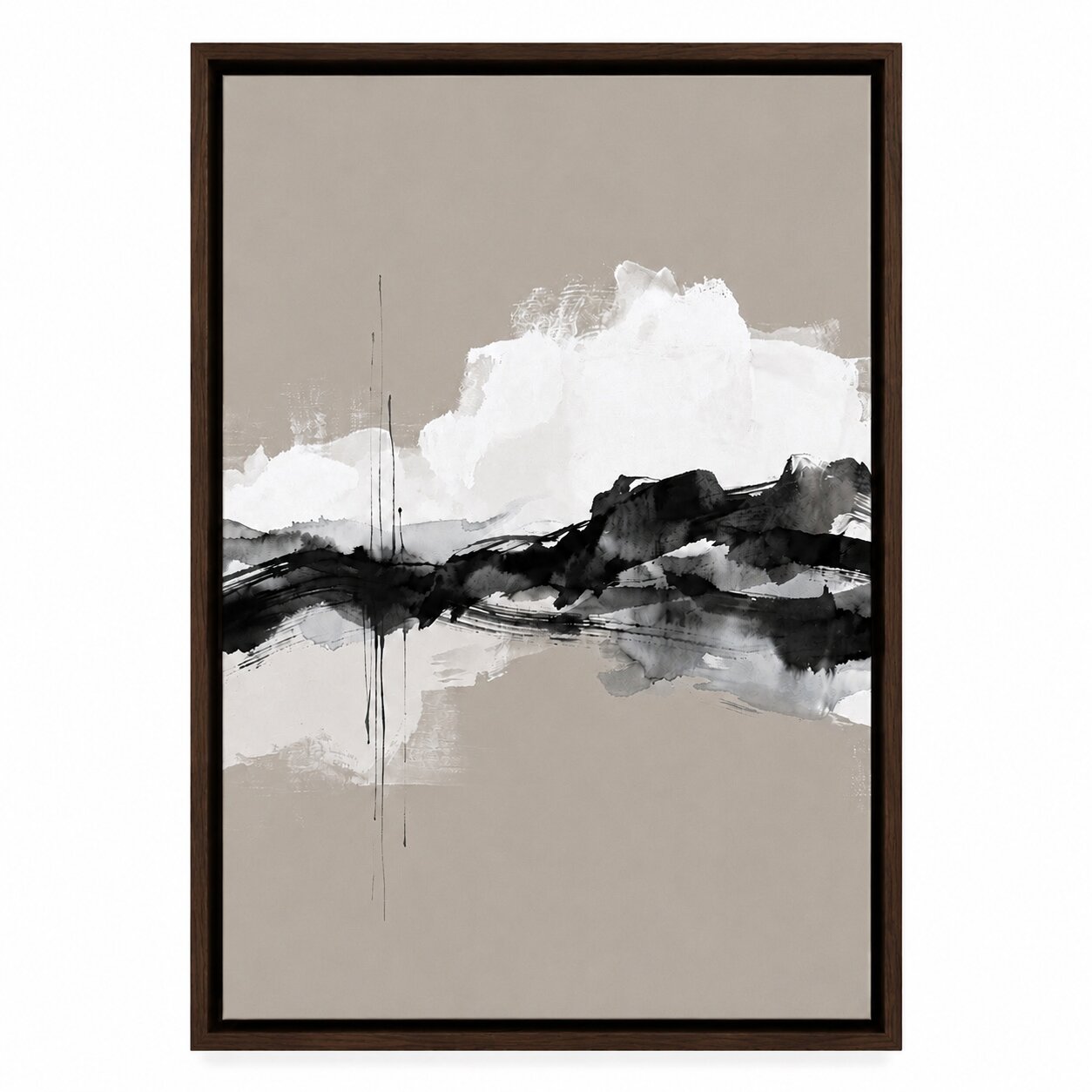 Tusche und Aquarell
