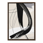 Schwarze Linienkunst