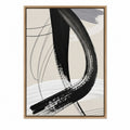 Schwarze Linienkunst