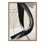 Schwarze Linienkunst